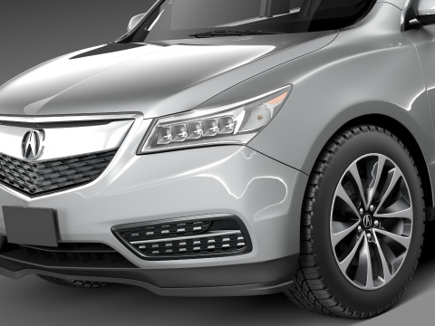 Acura MDX 2014 Model 3D