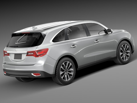 Acura MDX 2014 Model 3D