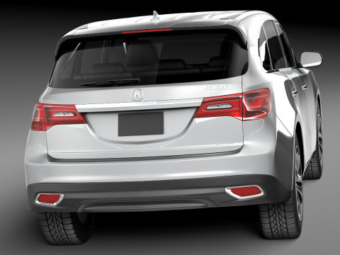 Acura MDX 2014 Model 3D