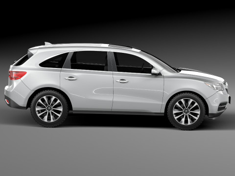 Acura MDX 2014 Model 3D