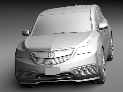 Acura MDX 2014 Model 3D