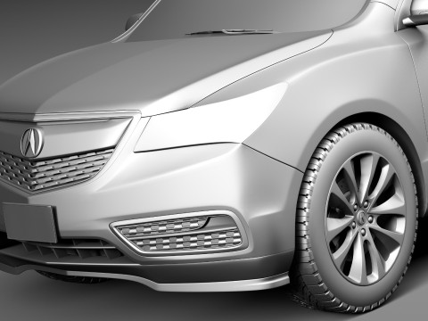Acura MDX 2014 Model 3D