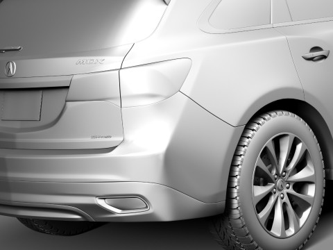 Acura MDX 2014 Model 3D