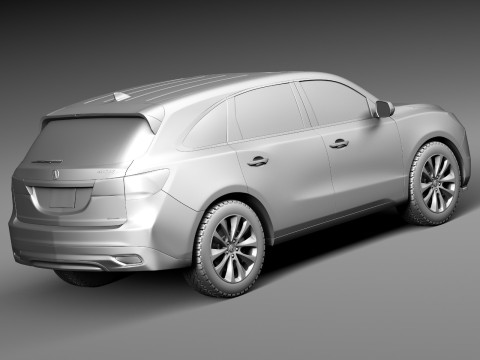 Acura MDX 2014 Model 3D