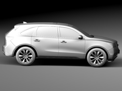 Acura MDX 2014 Model 3D