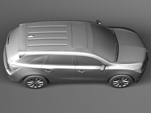 Acura MDX 2014 Model 3D