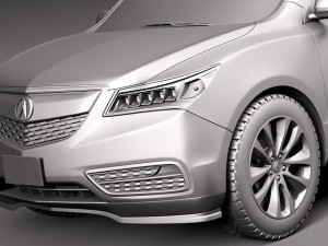Acura mdx 2014 Modelo 3D