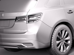Acura mdx 2014 Modelo 3D