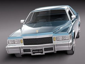 Cadillac Deville Coupe 1977 3D Model