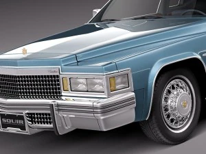 Cadillac Deville Coupe 1977 3D Model