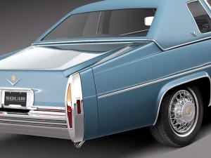 Cadillac Deville Coupe 1977 3D Model