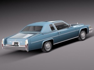 Cadillac Deville Coupe 1977 Modelo 3D