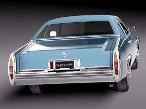 Cadillac Deville Coupe 1977 3D Model