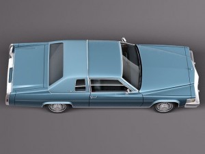 Cadillac Deville Coupe 1977 Modelo 3D