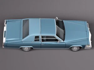Cadillac Deville Coupe 1977 3D Model