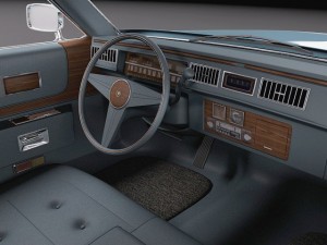 Cadillac Deville Coupe 1977 Modelo 3D