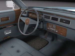 Cadillac Deville Coupe 1977 3D Model
