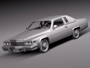 Cadillac Deville Coupe 1977 3D Model