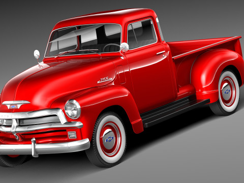 Chevrolet 3100 Pickup 1954 3D Model