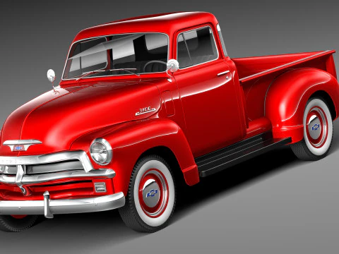 Chevrolet 3100 Pickup 1954 3D Model