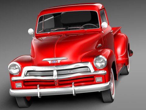 Chevrolet 3100 Pickup 1954 3D Model