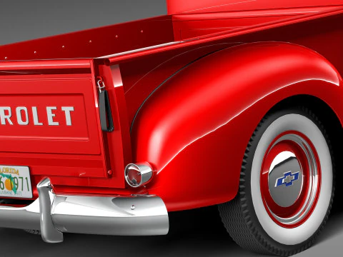 Chevrolet 3100 Pickup 1954 3D Model