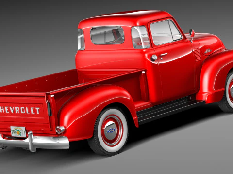 Chevrolet 3100 Pickup 1954 3D Model