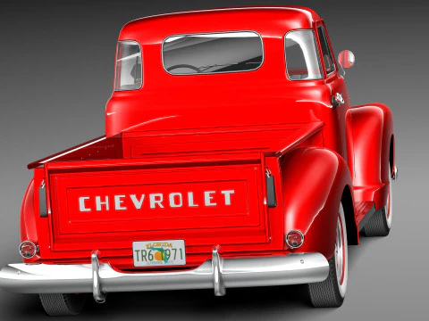 Chevrolet 3100 Pickup 1954 3D Model