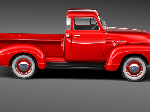 Chevrolet 3100 Pickup 1954 3D Model