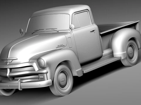 Chevrolet 3100 Pickup 1954 3D Model
