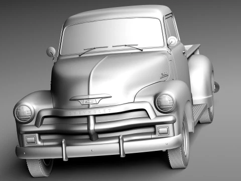 Chevrolet 3100 Pickup 1954 3D Model
