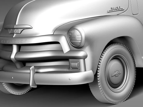 Chevrolet 3100 Pickup 1954 3D Model