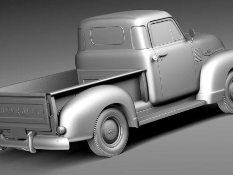 Chevrolet 3100 Pickup 1954 3D Model