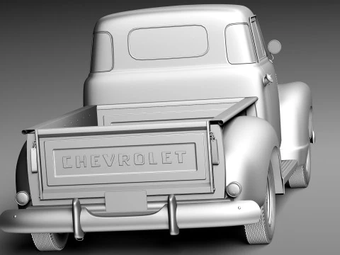 Chevrolet 3100 Pickup 1954 3D Model