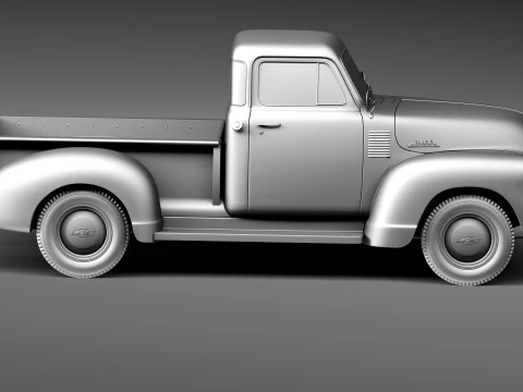 Chevrolet 3100 Pickup 1954 3D Model