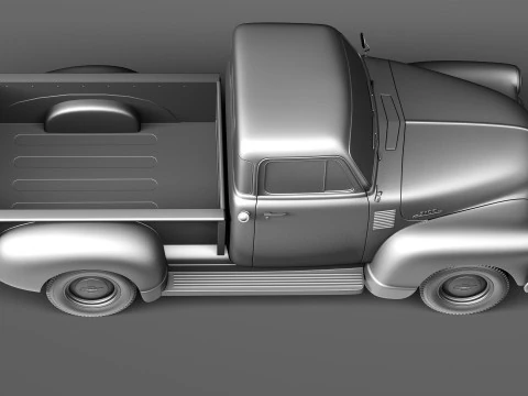 Chevrolet 3100 Pickup 1954 3D Model