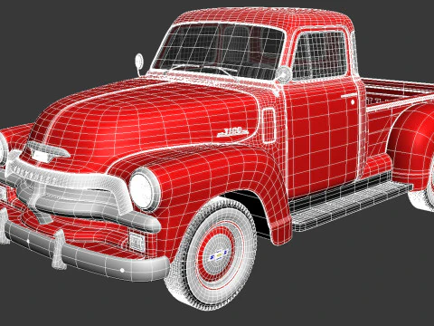Chevrolet 3100 Pickup 1954 3D Model