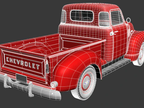 Chevrolet 3100 Pickup 1954 3D Model