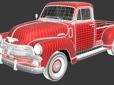 Chevrolet 3100 Pickup 1954 3D Model