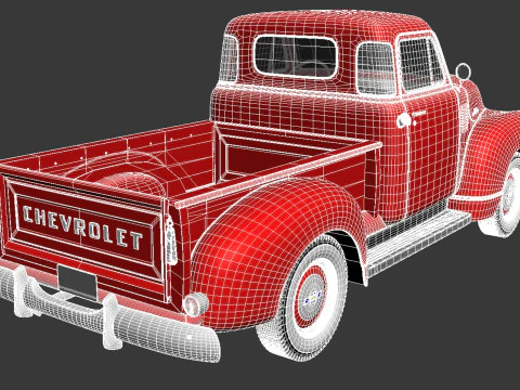 Chevrolet 3100 Pickup 1954 3D Model