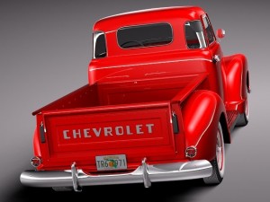 Chevrolet 3100 Pickup 1954 3D Model