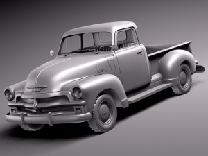 Chevrolet 3100 Pickup 1954 3D Model