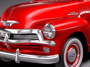 Chevrolet 3100 Pickup 1954 3D Model