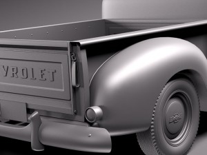 Chevrolet 3100 Pickup 1954 3D Model
