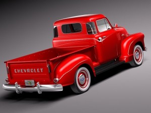 Chevrolet 3100 Pickup 1954 3D Model