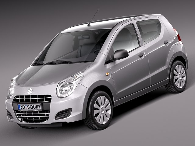 Suzuki Alto GL 2009-2012 Modelo 3D .c4d .max .obj .3ds .fbx .stl .blend 