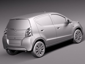 Suzuki Alto GL 2009-2012 Modelo 3D