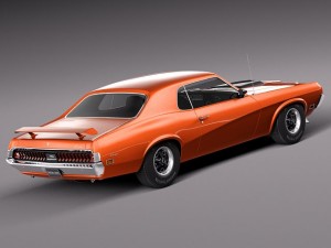 Cougar 1970 Model 3D