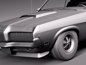 Cougar 1970 Model 3D