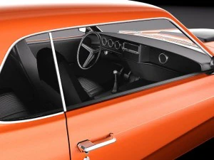 Cougar 1970 3D Model